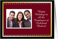 Customize Business Christmas - Employees card