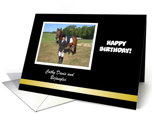 Customize Birthday Horse card (1026893)