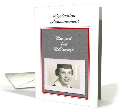 Custom Graduation Announcement Photo card (1028349)