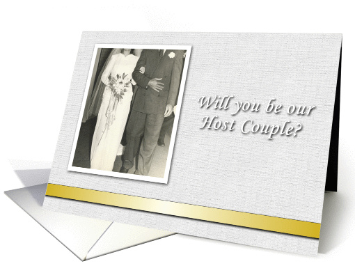 Will you be our Host Couple Wedding Invitation card (1028911)