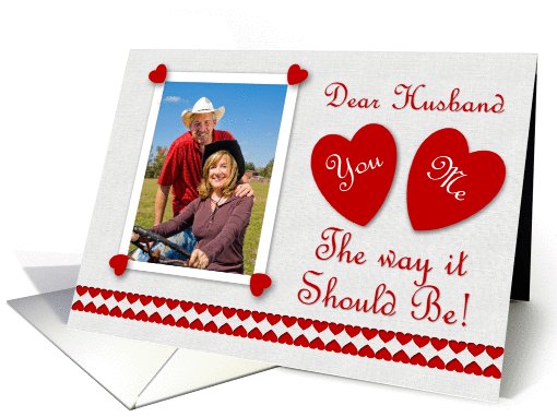 Valentine Husband - Photo card (1028951)