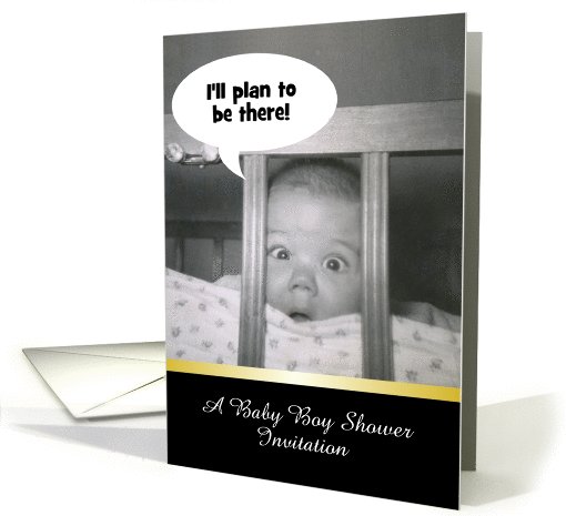 Custom Baby Shower Invitation - Boy card (1030143)