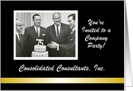 Custom Business Party Invitation - Photo Card