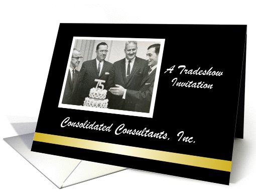Custom Business tradeshow Invitation - Photo card (1031761)