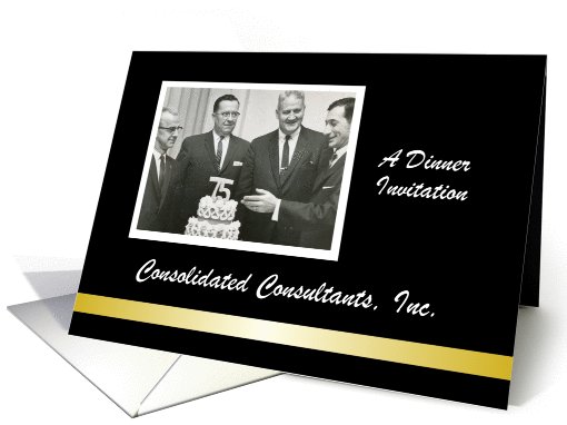 Custom Business Dinner Invitation - Photo card (1031763)