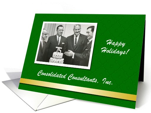 Custom Business Christmas for Employees - Photo card (1031917)