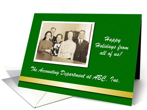Custom Business Christmas from group all of us - Photo card (1031983)