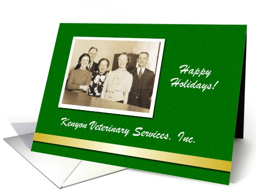 Custom Business Christmas Animal Services - Photo card (1031999)