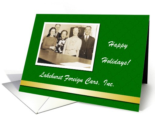 Custom Business Christmas Automotive Industry - Photo card (1032007)