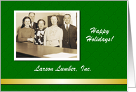 Custom Business Christmas Construction - Photo Card