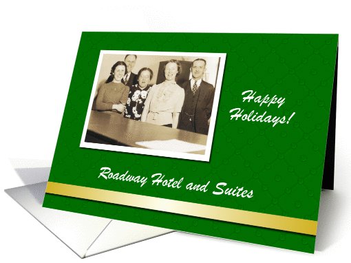 Custom Business Christmas Hotel Motel - Photo card (1032623)