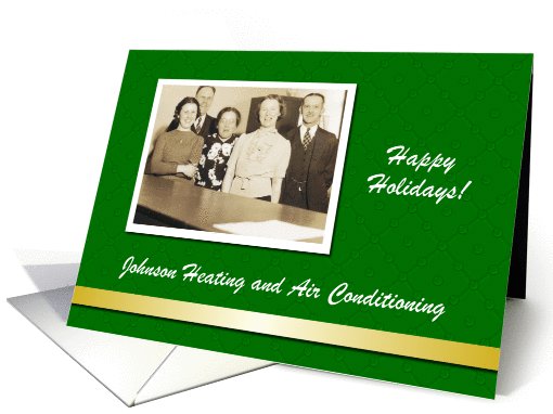 Custom Business Christmas HVAC - Photo card (1032625)