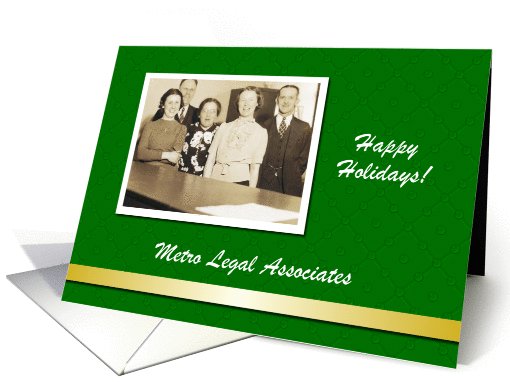 Custom Business Christmas law lawyer legal - Photo card (1032631)