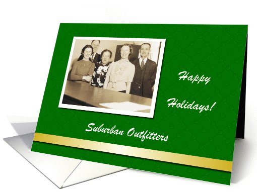 Custom Business Christmas Retail Store - Photo card (1032639)