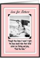 Fishing Sister card