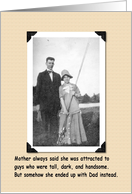 Ugly Dad card