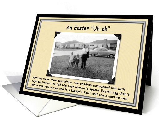 Mommy's Late Easter Egg card (157303)