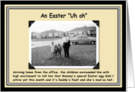 Mommy’s Late Easter Egg card