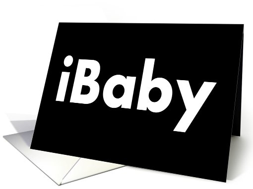 iBaby baby shower invitation / announcement card (157311)