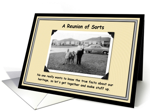 Dysfunctional family reunion card (157313)