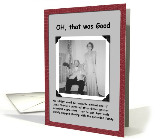 My Uncle Tooter card (158042)