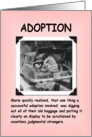 A Happy Adoption card