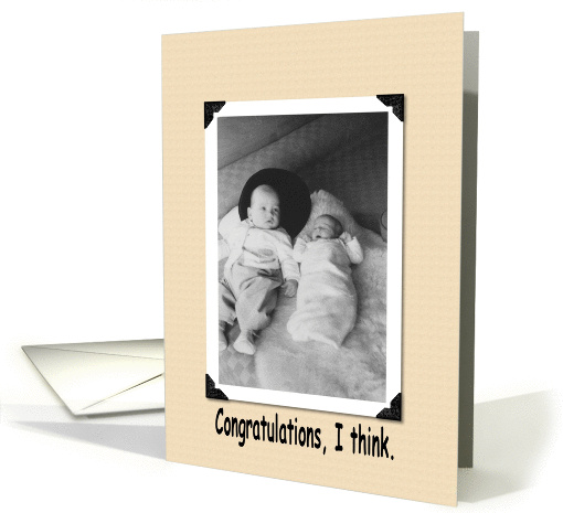 Congrats, I think. card (162249)