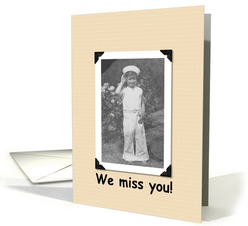 Miss You! card (162251)