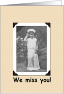 Miss You! card