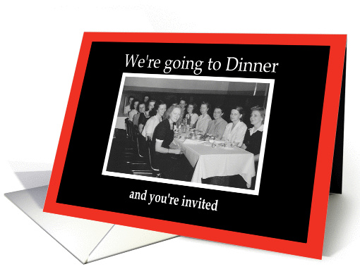 Dinner Party Invite card (163095)