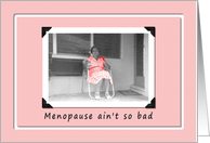 Menopause Flashes card