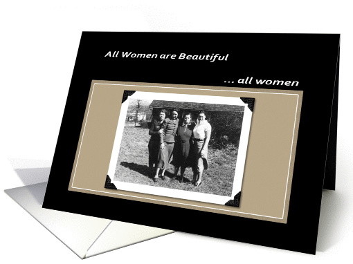Women are Beautiful card (165196)