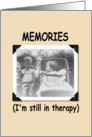 MEMORIES, from the couch card