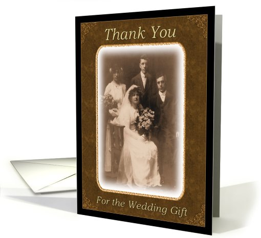 Wedding Gift Thank You card (170650)