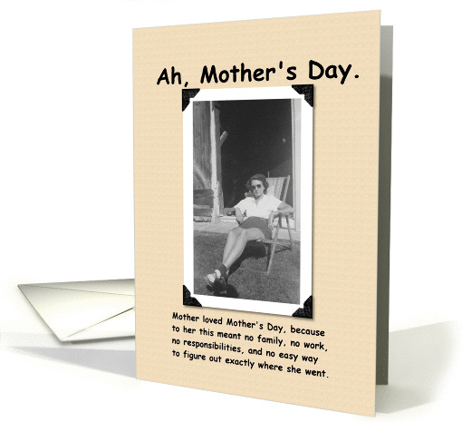 Ah Mother's Day card (182524)