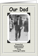 Our Dad the old Fart card