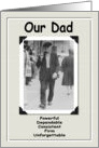 Our Dad the old Fart card