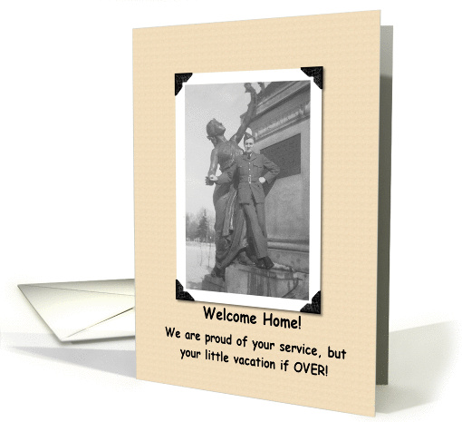 Welcome Home Soldier card (202596)