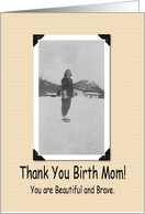 Thank You Birth Mom card