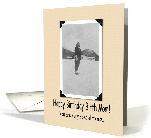 Happy Birthday Birth Mom card (202858)