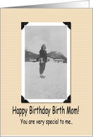 Happy Birthday Birth Mom card