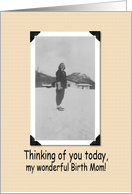 Thinking of you Birth Mom card