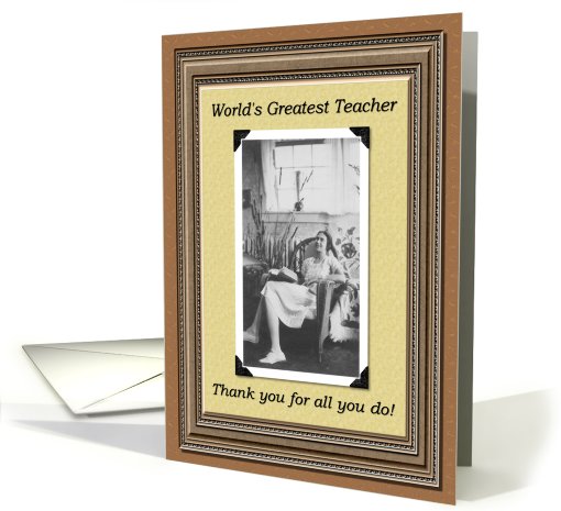 Thank You Teacher card (203293)