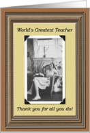 Thank You Teacher card