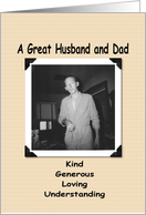Great Dad and Husband card