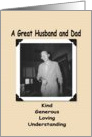 Great Dad and Husband card