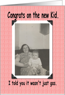 New Kid? card