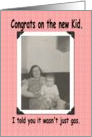 New Kid? card