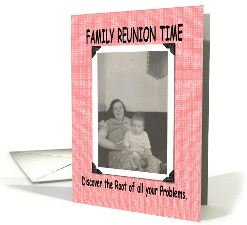 Family Reunion Time card (205070)