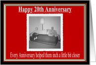 Wedding Anniversary 20 Years card